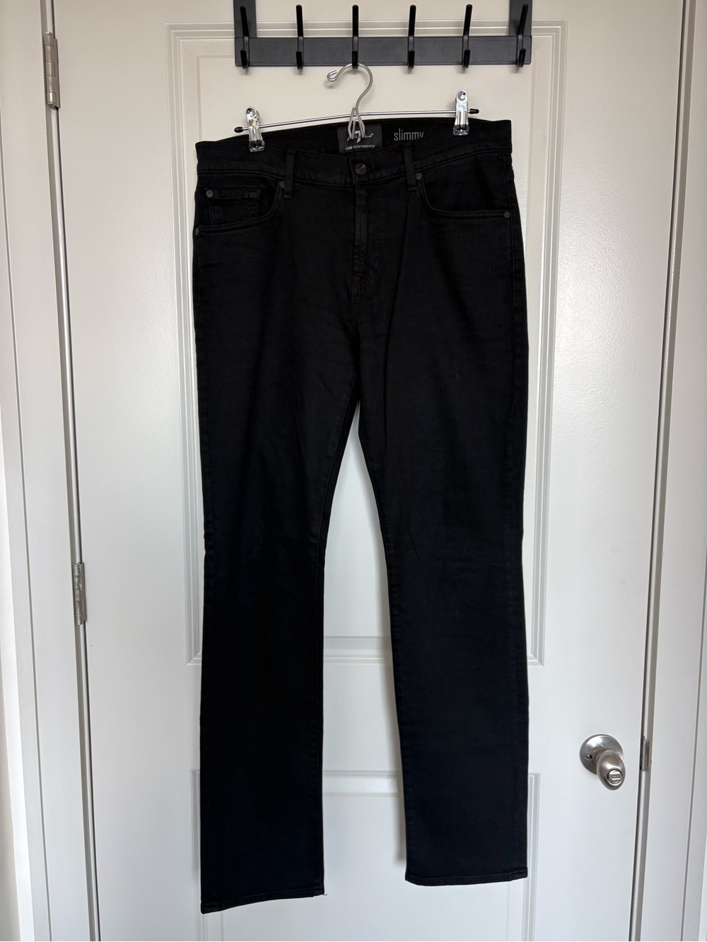 7 for All Mankind Slimmy Fit Black Men’s Jeans